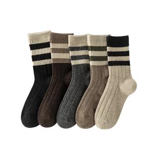 鲨鱼裤堆堆袜袜子女袜子纯防臭长筒吸汗秋冬中筒袜子保暖长袜