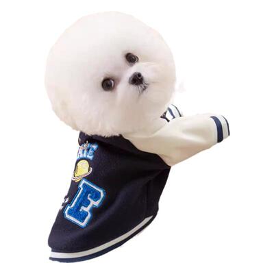 棒球服小狗狗衣服春秋款泰迪比熊雪纳瑞宠物小型犬约克夏薄款卫衣