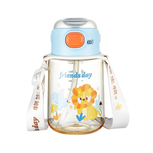 物生物ppsu儿童水杯夏幼儿园小学生塑料水壶男女2025新款吸管杯子