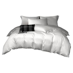 A类100支新疆长绒棉全棉纯棉四件套轻奢床单床笠被套床上三件套