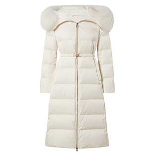 【匈牙利进口白鹅绒】Lakoradior拉珂蒂冬季新款奢雅毛领羽绒服