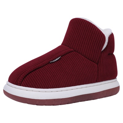 冬季加绒加厚防滑软底包跟棉鞋