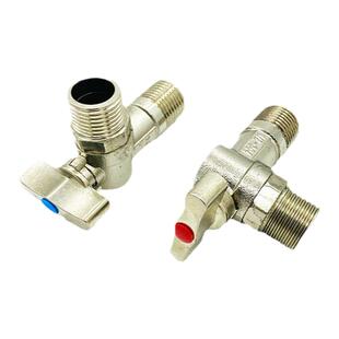 304不锈钢大流量角阀三角阀冷热水通用4分外螺纹家用热水器耐高温