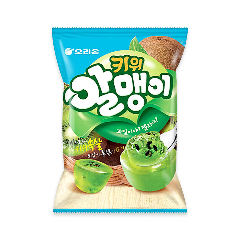 露思同款糖！3件包邮韩国ORION好丽友奇异果流心软糖猕猴桃果汁糖