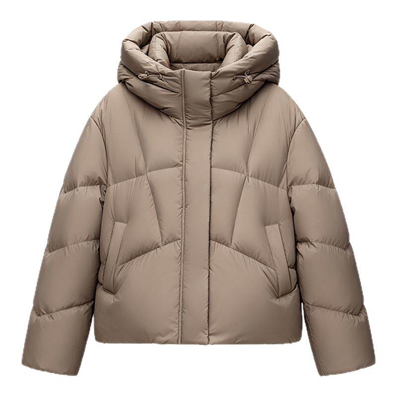 短款羽绒服雪中飞时尚休闲连帽