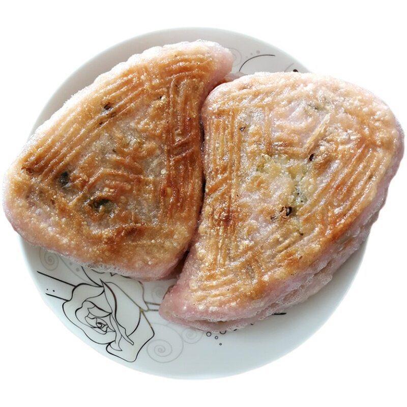 潮汕红壳桃红桃粿糯米馅果小吃