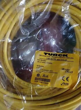 议价全新TURCK预制电缆RK4.5T-30-RS4.5T/S2501U-20431