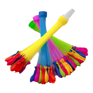 水气球儿童快速灌注自动打结充水汽球夏日户外打水仗神器无毒水弹