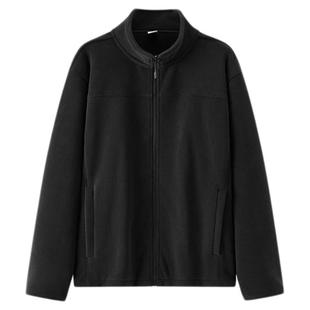 王安宇商场同款森马立领卫衣2025冬季新款抗静电外套保暖内搭上衣