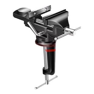 艾瑞泽台钳小型多功能家用台虎桌钳固定夹具夹紧器迷你工作台虎钳