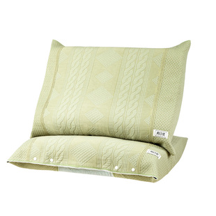 柳汐高端防滑枕巾2025新款纯棉纱布全棉可固定成人枕头巾一对装