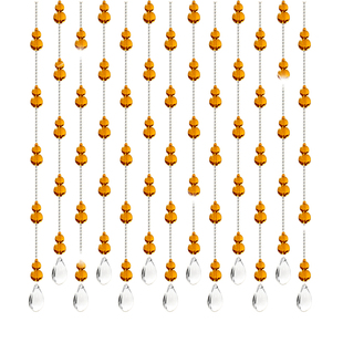 风水珠帘门帘水晶隔断葫芦帘子客厅玄关卧室卫生间珠链家用免打孔