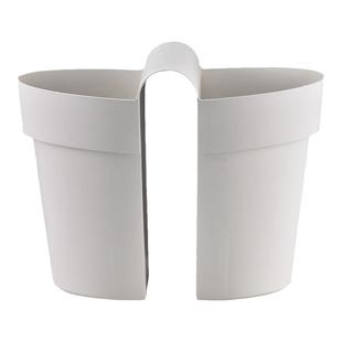 植谜创意马鞍盆阳台挂栏杆塑料办公室护栏栅栏骑栏北欧悬挂式花盆