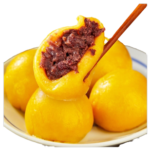 粘豆包正宗东北特产早餐食品老式粗粮大黄米黏豆包儿粘糕黄米面