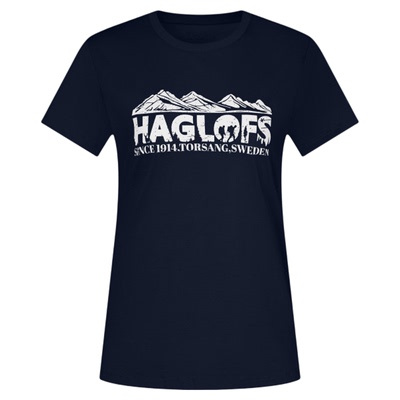 HAGLOFS火柴棍户外印花棉T恤