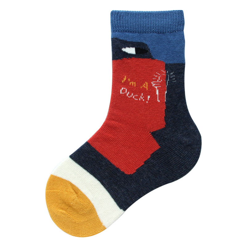 斑比童袜春秋冬季卡通儿童袜子棉袜 男童女童宝宝袜中大童中筒袜