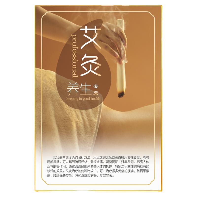 美容院养生馆装饰画海报