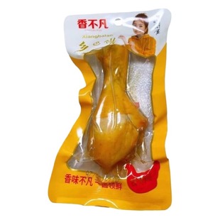 乡巴佬风味100g盐焗大鸡腿五香真空休闲零食开袋即食凤爪卤味鸡肉