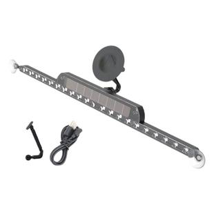 汽车太阳能游侠灯车载后窗夜间防追尾警示爆闪灯免接线改装用品