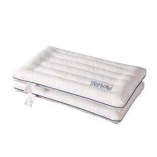 超低枕头枕芯家用一对装护颈椎助睡眠学生宿舍单人专用儿童软旅行