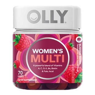 【赵露思同款】OLLY女性复合维生素软糖女士多维生物素护发免疫力
