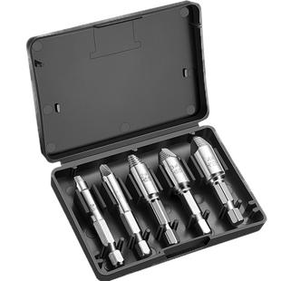 科麦斯断丝取出器反丝取螺丝工具万能丝锥反牙滑丝断头螺丝取丝器