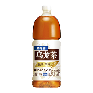 【代言人成毅同款】三得利无糖乌龙茶无糖饮料 茉莉乌龙1.25L*6瓶