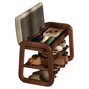 换鞋凳门口家用窄小实木穿鞋凳进门凳入户可坐可收纳鞋柜沙发尾凳