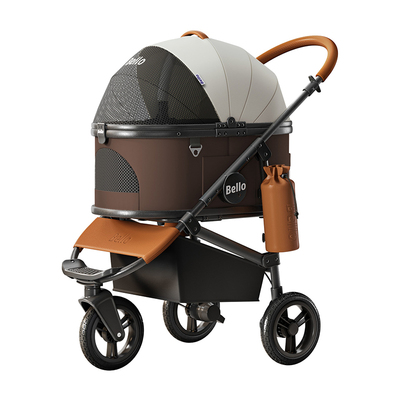 三轮宠物外出小推车轮子加大丝滑