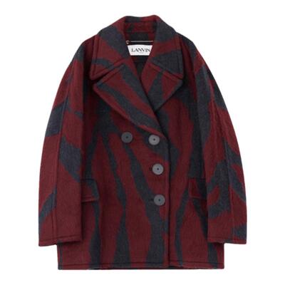 LANVIN浪凡早秋新品绵绵羊毛外套