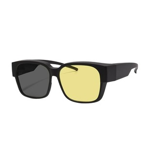 晚上夜间开车专用近视套镜墨镜日夜两用驾驶防远光灯夜视镜眼镜男