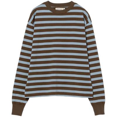 BEAMSBOY条纹长袖T恤时尚亮眼