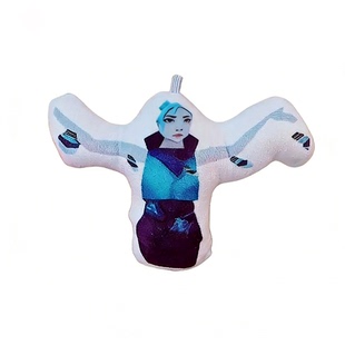 捷风语音挂件抽象按压火男发声玩偶尚博勒无畏契约盖亚语音挂件