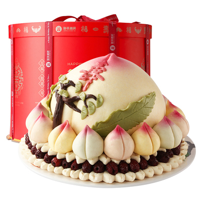 御茶膳房寿桃馒头生日礼盒