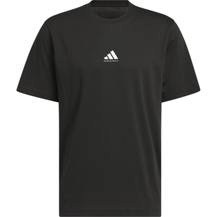 Adidas/阿迪达斯官方正品夏季男士宽松透气简约运动短袖JN4711