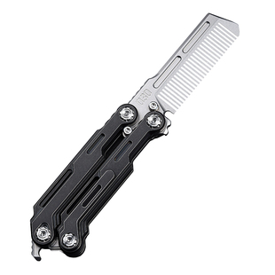 玩吾乐志 斩舰 蝴蝶甩梳蝴蝶刀训练蝴蝶甩刀练习EDC快拆美工甩刀