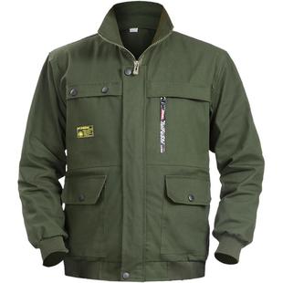 纯棉耐磨工作服套装男劳保服秋冬季加厚电焊工服防烫建筑工地工装