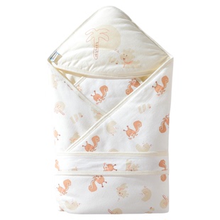 童泰婴儿包被秋冬季夹棉新生儿抱被产房初生宝宝纯棉加厚包单襁褓