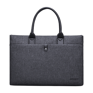 七匹狼商务男士公文包2026新款大容量手提包出差通勤轻便电脑男包