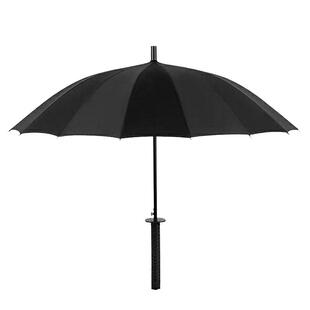 男生长柄雨伞男士大号武士伞帅气刀柄刀伞剑伞自动伞加大加厚加固