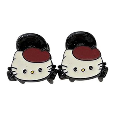 超可爱凯蒂猫公主头小抓夹边夹~