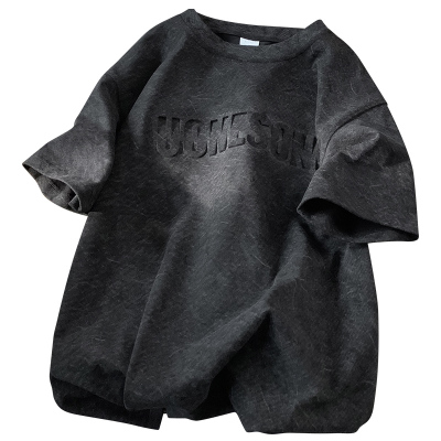 短袖T恤男生潮牌钢印休闲cityboy