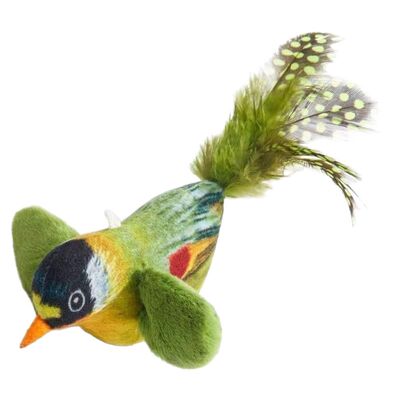 猫玩具会叫仿真小鸟发声自嗨解闷