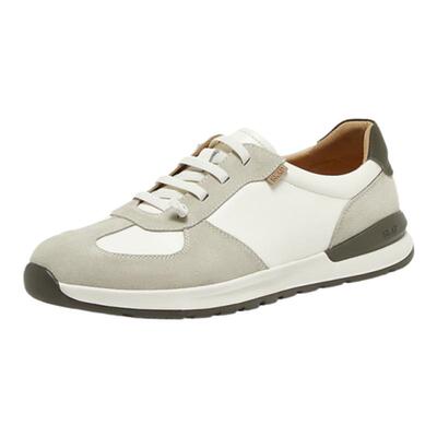 SKAP常青树圣伽步男鞋2025秋季新款厚底撞色阿甘鞋男休闲德训鞋子