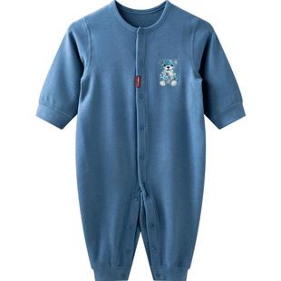 [玩偶之家]aqpa爱帕婴儿连体衣德绒秋冬保暖哈衣宝宝衣服外出可爱