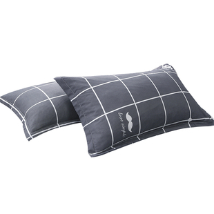 2025新款纯棉枕套枕芯一对装枕头套单个全棉家用整头套48cmx74cm