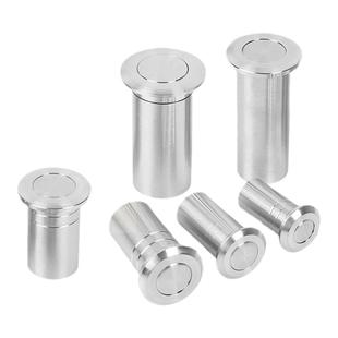 插销304不锈钢防尘器子母门暗插销双开门插销暗插销固定栓
