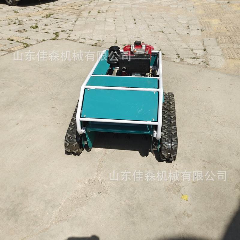 农业园林除草小型无人遥控割草机 油电混动智能远程遥控碎草机