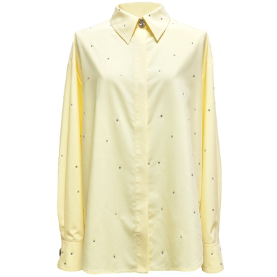 Yonge&Finch/扬芬缇高级感休闲宽松长袖黄色衬衫女春秋BRELYNY