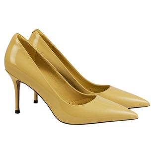 fed尖头单鞋夏季新款女鞋8.5cm高跟鞋时尚真皮鞋女款S0421-YAB607